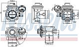 Клапан EGR VW LT 28-35 II, LT 28-46 II 2.5D 05.96-07.06 98304 (NISSENS), фото 7