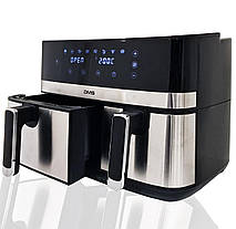 Аерофритюрниця двокамерна DMS HF-10E Duo 2800 Вт 6/4 л, фото 5