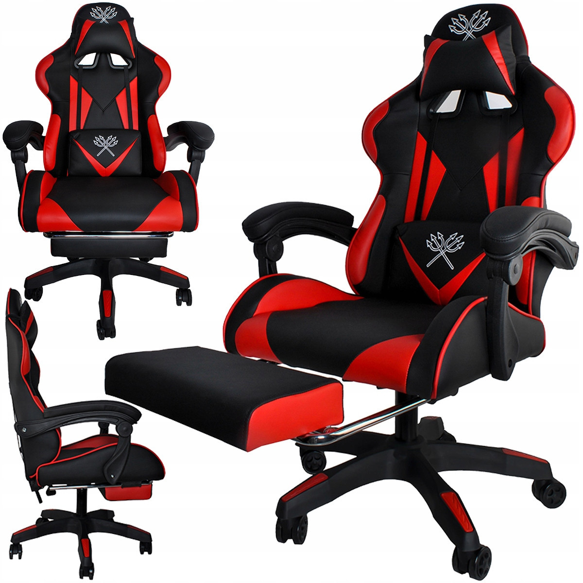 Крісло геймерське з підставкою для ніг Malatec Dunmoon 8979 RED