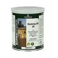 Двухкомпонентное натуральное масло DECKING OIL 2K 1л/оригинал разлив 49712К