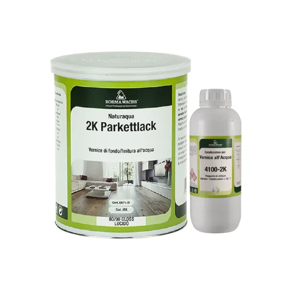 NATURA PARKETTLACK CAT. Універсальний затвердник для водних лаків і грунтів 100ML NAT4099-2K