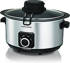 Повільноварка Morphy Richards 461010 (неіржавка сталь, 6.5 л, 290 Вт)