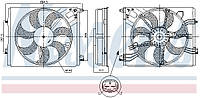 Вентилятор радіатора (з корпусом) RENAULT GRAND SCENIC IV, MEGANE IV, SCENIC IV, TALISMAN 1.2-1.8 06.15-