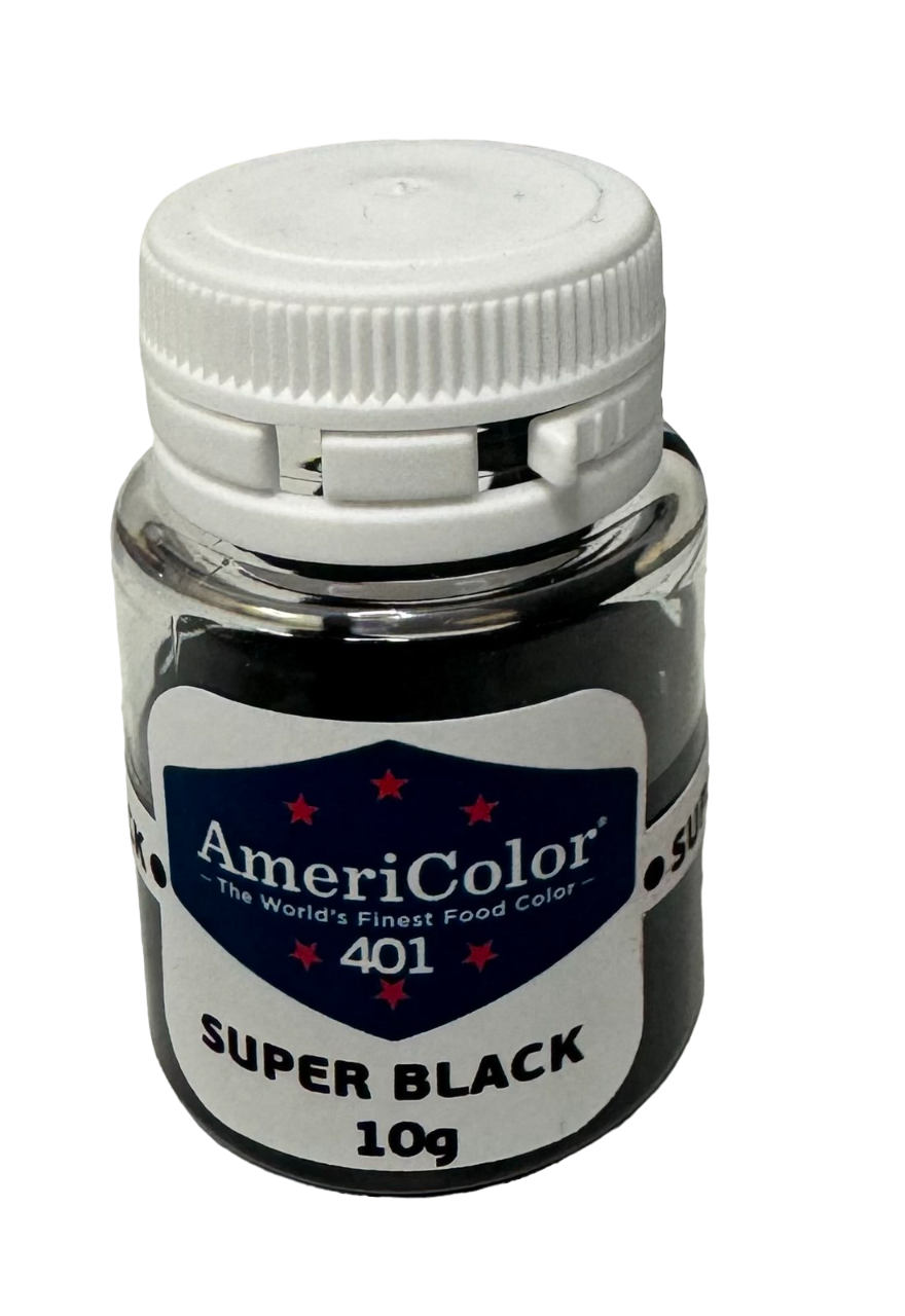 Барвник гелевий Americolor, super black (Насичено чорний)10г, фото 1