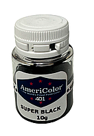 Краситель гелевый Americolor, super black (Насыщенно черный)10г