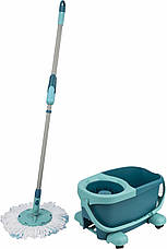 Набір для прибирання Leifheit Clean Twist Disc Mop Ergo Mobile (52102) + КОЛІСА, фото 5