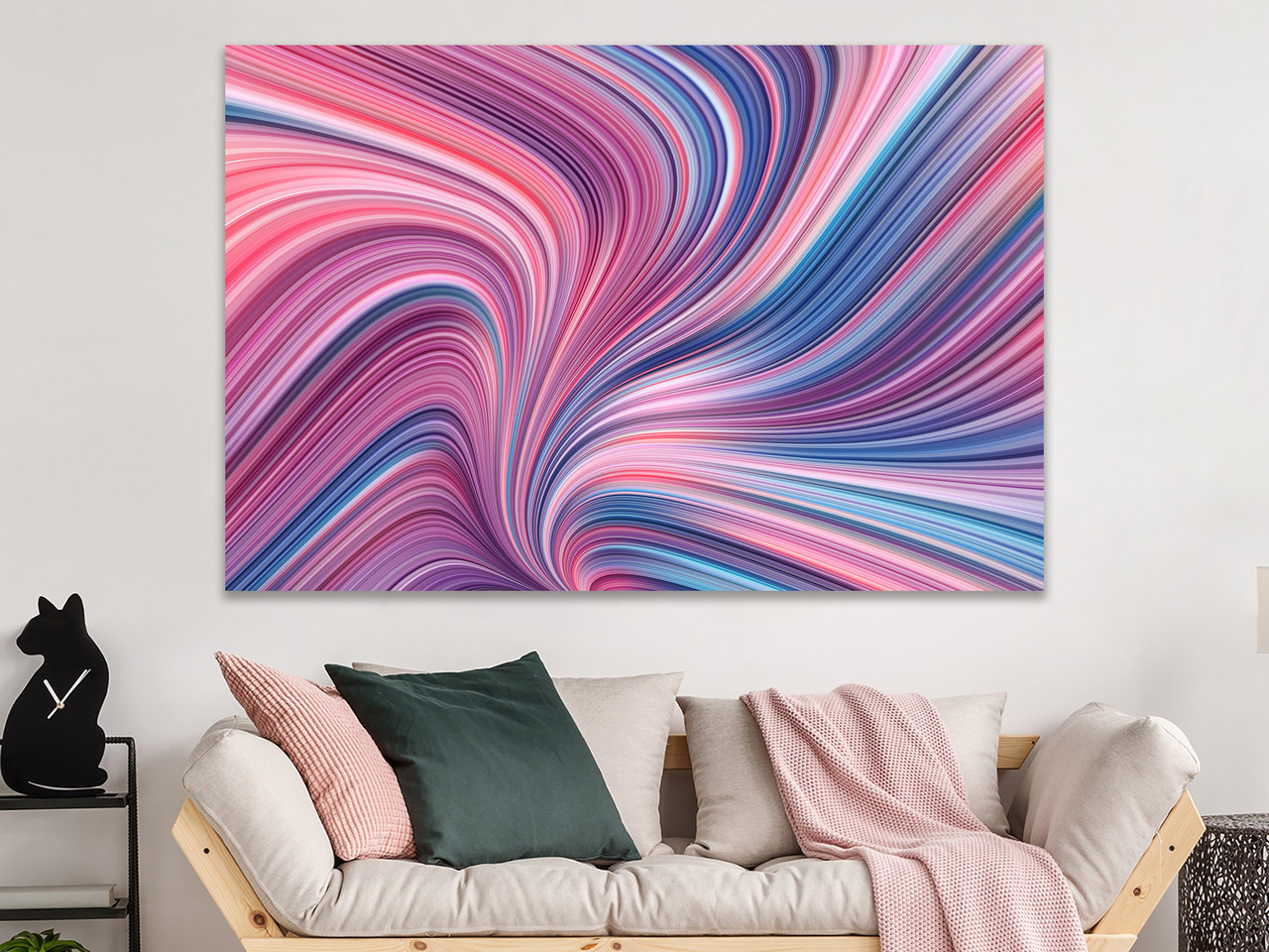 Картина на полотні для дому в дерев'яній рамці "Абстракція", фото 1