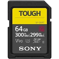 Картка пам'яті Sony 64 GB SDXC UHS-II U3 V90 TOUGH SF64TG