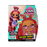 Кукла L.O.L. Surprise серии O.M.G. Золотое сердце с аксессуарами, 588511