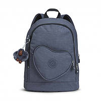 Рюкзак Kipling BTS Heart Backpack True Jeans дитячий Син. (9л) (24x31,5x14см)