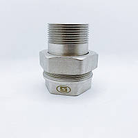 Згін Американка 1 1/2' прямий нікельований (Ду40)