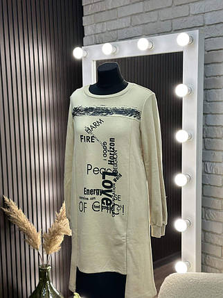 Стильний жіночий світшот, тканина "Трикотаж" 42, 44, 46, 48 розмір 42, фото 2