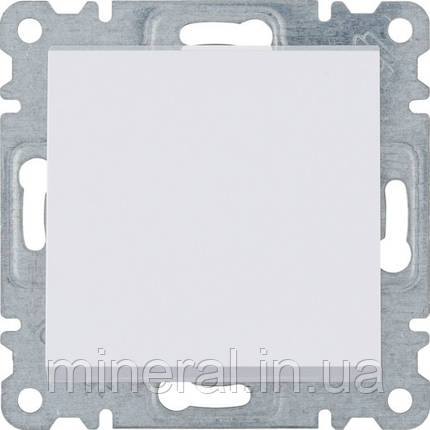 Вимикач 1-полюсний Lumina-2, білий, 10АХ/230В, Hager, (WL0010), фото 1