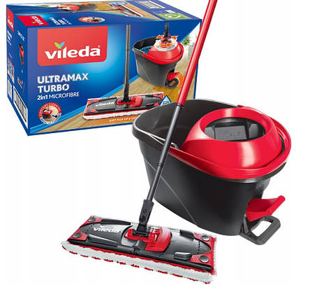 Набір для прибирання Vileda Ultramax Turbo Чохія, фото 1