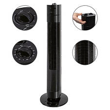 Вентилятор колонний Clatronic TVL 3770B 78cm, 35вт, чорний, фото 4