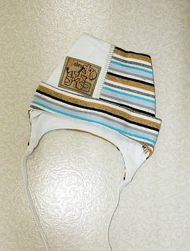 Чепчик шапка дитяча для новонародженої дівчинки 36-42