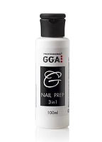 Обезжириватель для ногтей GGA Professional Nail Prep 3in1, 100 мл