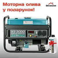 Бензиновый генератор Könner&Söhnen KS 3000 (2.6 - 3 кВт, ручной запуск)
