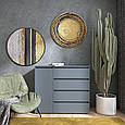 Комод Еверест Лайт КЛ-3 графіт 93х38х105 см, фото 2