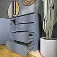 Комод Еверест Лайт КЛ-3 графіт 93х38х105 см, фото 4