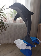 PaperKhan конструктор из картона 3D дельфин рыба кит Паперкрафт Papercraft набор для творчества игрушка сувен