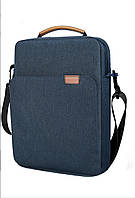 Сумка-чехол через плечо для планшета iPad для ноутбука макбука MacBook Air/Pro M1 M2 М3 13.3" -14.2" Синий