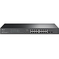 TP-Link Коммутатор TL-SG2218P 16x1GE (1xPoE), 2xSFP, 150Вт, WebSmart