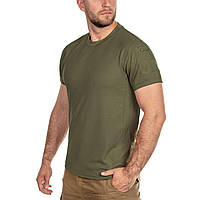 Тактическая термоактивная футболка Helikon-Tex® Tactic T-Shirt-TopCool-Olive Green,мужская зеленая футболка ВС