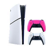 Набір Консоль Sony PlayStation 5 Slim Digital Edition 1TB White Новий + Геймпад Бездротовий DualSense Pink