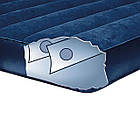 Одномісний надувний матрац ліжко 76х191х25см Intex до 136 кг Підвищена щільність - 0,50 мм, фото 3