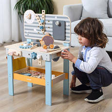 Дерев'яний верстак з інструментами Viga Toys PolarB (44065) (дитячі іграшкові інструменти), фото 5