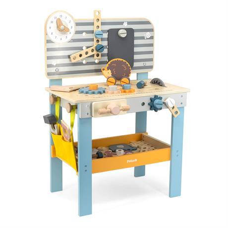 Дерев'яний верстак з інструментами Viga Toys PolarB (44065) (дитячі іграшкові інструменти), фото 1