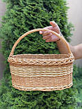 Корзина «Пікнік» плетений з лози. Арт:0937, фото 4