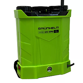 Акумуляторний обприскувач 16л Grunhelm GHS -16PRO , 16 літрів Обприскувачі акумуляторные