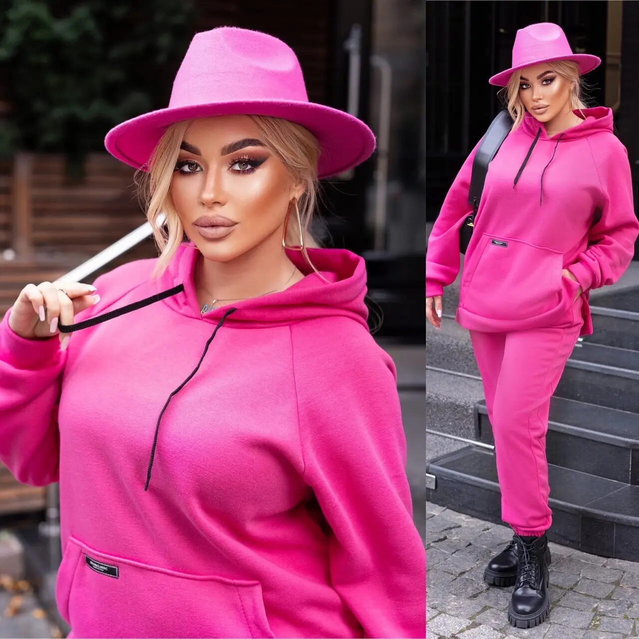 Неймовірний жіночий костюм на флісі, тканина "Трикотаж" розмір 64