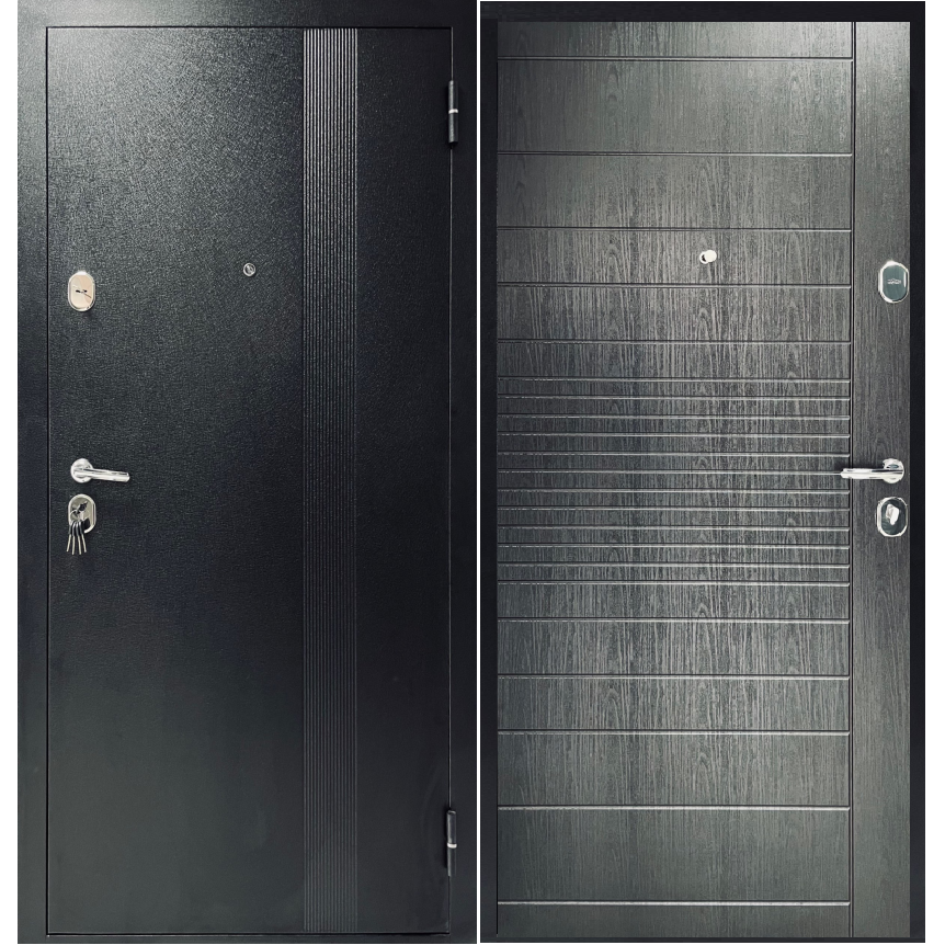 Вхідні двері Грац Темний Кипарис (Метал-МДФ)