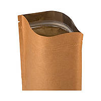 Дой-пакет 100х170 (50 гр), крафт+метал, зіп-замок, упаковка 100 шт, 011900067