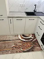 Коврик для кухни "Кофейные зерна" 80х250