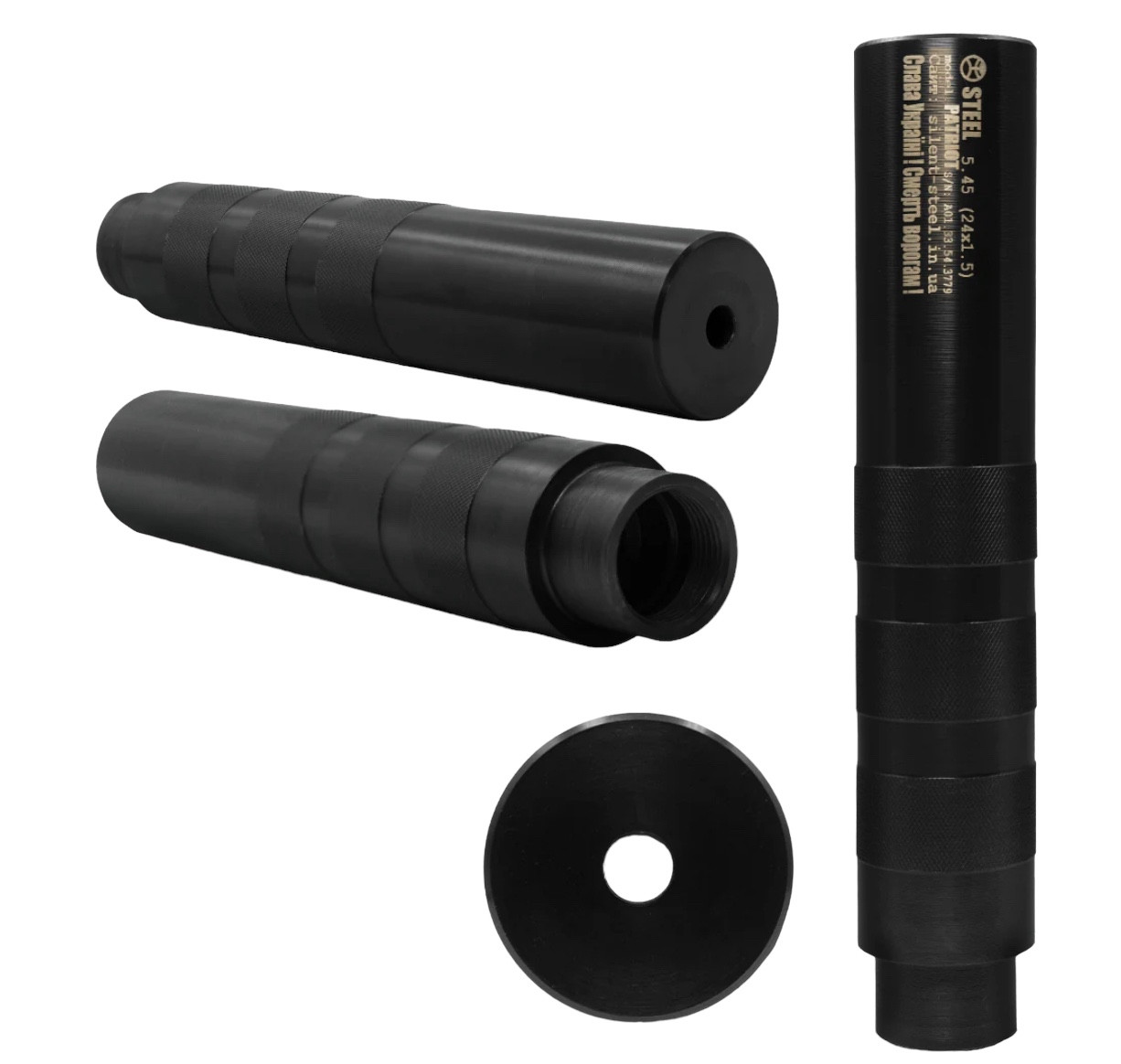 Глушник STEEL PATRIOT 5.45, різь 24×1.5 Long (на АКС, АКСУ)