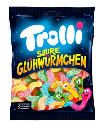 Trolli Sauer Gluhwurmchen 150g 1/24