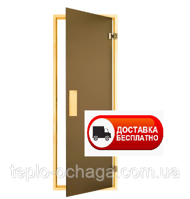 Двері для лазні та сауни Tesli Briz Sateen RS 1900*700, фото 1