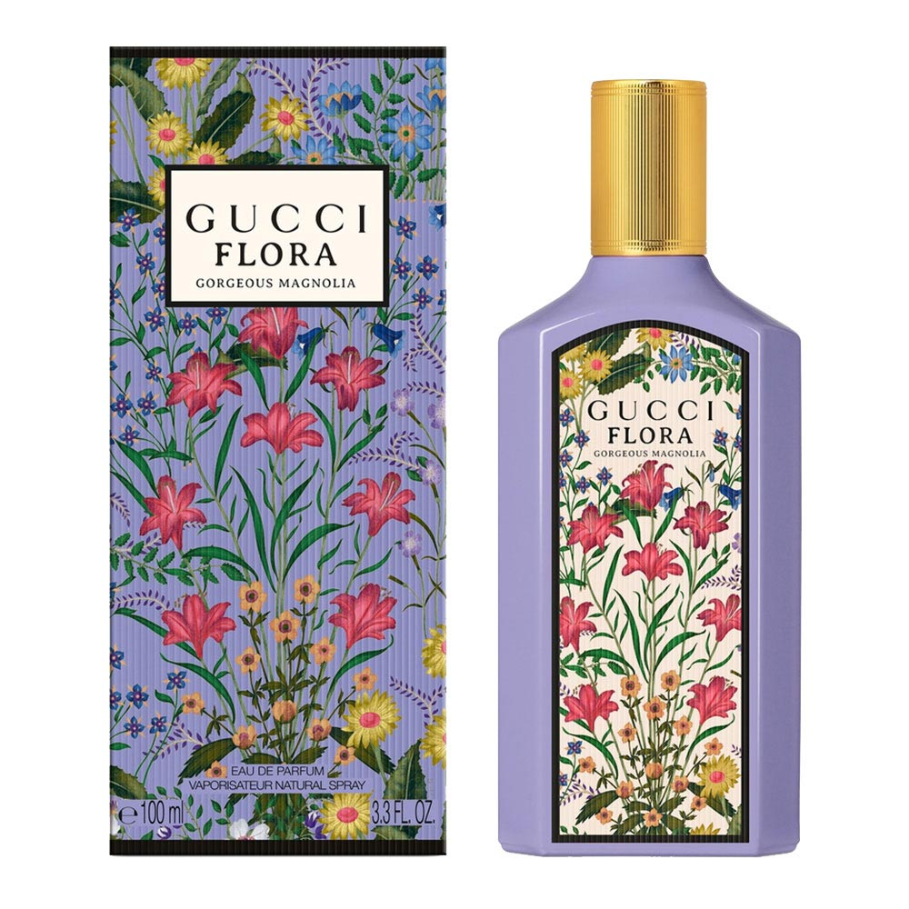 Парфумована вода жіноча Gucci Flora Gorgeous Magnolia 100 мл (Original Quality)