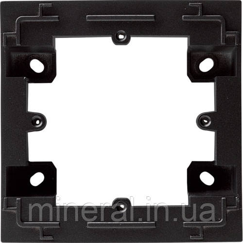 Адаптер з/у 1Х, Lumina-Intens, чорний, Hager, (WL5813)