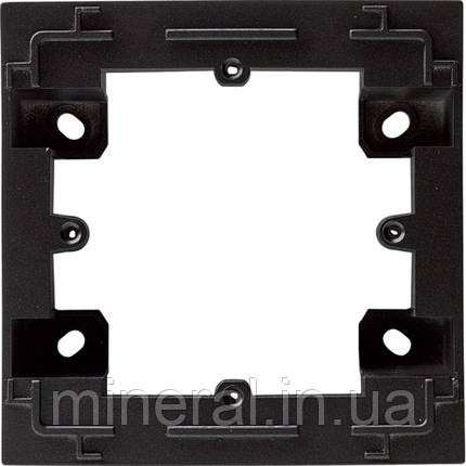 Адаптер з/у 1Х, Lumina-Intens, чорний, Hager, (WL5813), фото 1