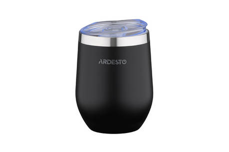 Термочашка ARDESTO Compact Mug 350 мл, чорна, фото 1