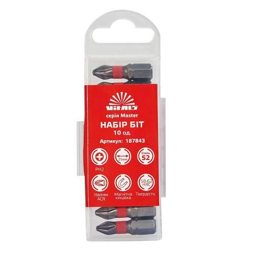 Біти S2 PH2х25 мм, 10 од. Vitals Master
