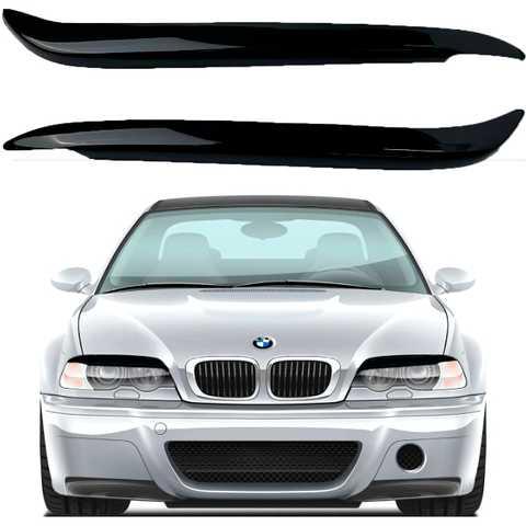 Вії (Реснічки) на фари BMW3 (E46) седан 1998-2005 AV-Tuning