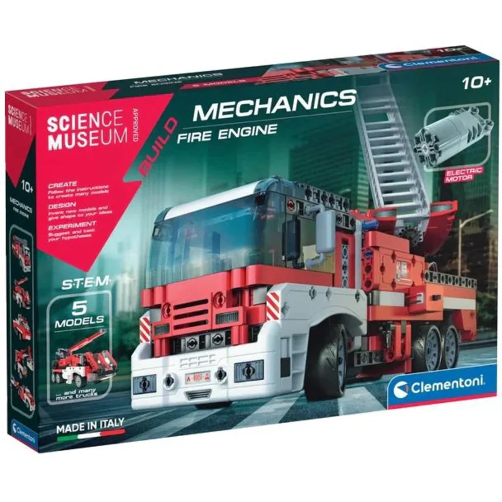 Конструктор Fire Engine (5 в 1, 520 деталей) серія Science and Play Clementoni 75068, фото 1