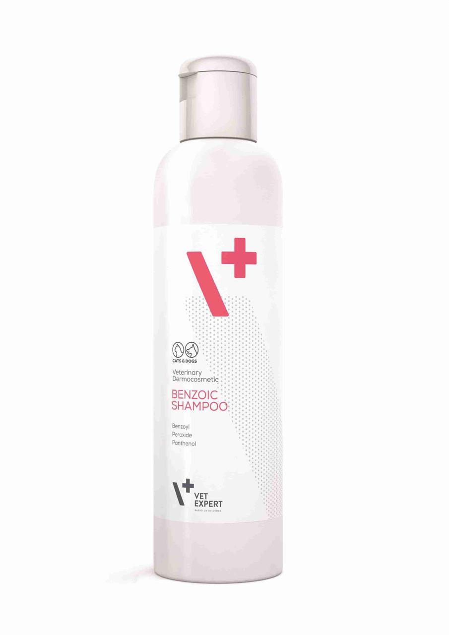 VetExpert BENZOIC SHAMPOO (250 мл) антисеборейный, антибактеріальный, фото 1