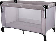 Манеж-кроватка (складная, сумка для хранения, на колёсиках) FreeON Bedside travel cot Grey 39968 Серый